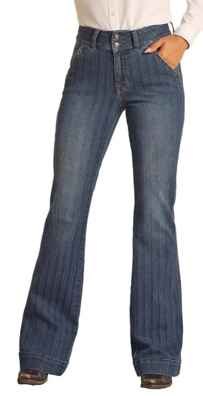 ROCK & ROLL LADIES JACQUARD HIGH RISE TROUSER Trousers Top Rated