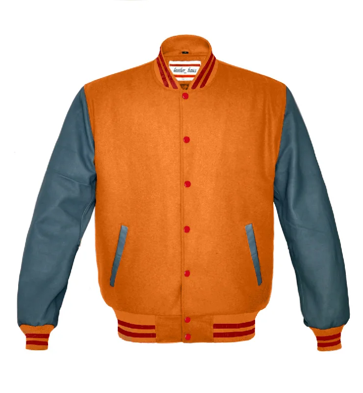 Superb Genuine Grey Leather Sleeve Letterman College Varsity Women Wool Jackets #GYSL-RSTR-RB Anorak Shell Jacket Lightweight Jacket Superb Genuine Grey Leather Sleeve Letterman College Varsity Women Wool Jackets #GYSL-RSTR-RB Anorak Shell Jacket Lightweight Jacket