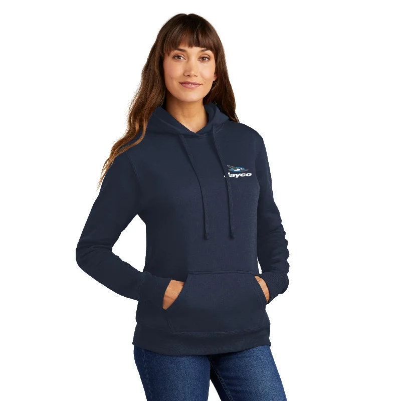 Port & Company ® Ladies Core Fleece Pullover Hooded Sweatshirt- LPC78H Mock Neck Pullover Port & Company ® Ladies Core Fleece Pullover Hooded Sweatshirt- LPC78H Mock Neck Pullover