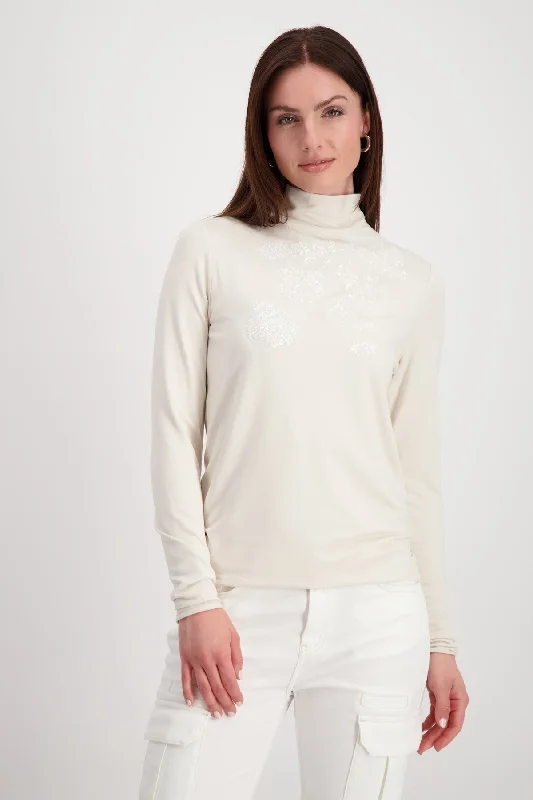 Pullover, sandshell Elbow Length Sleeve