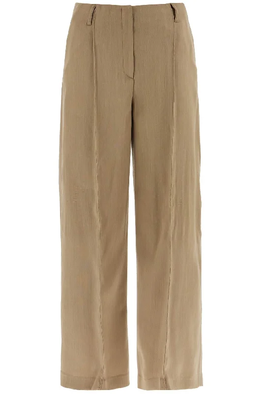 Tailored Wool Blend Trousers Trousers Party Sparkling
