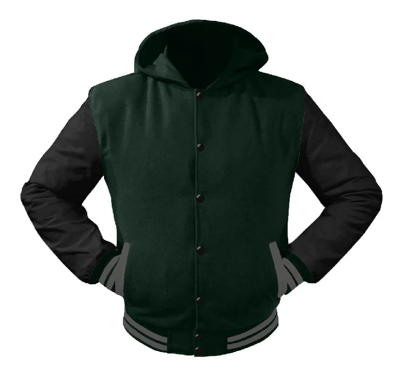 Superb Black Leather Sleeve Original American Varsity Letterman College Baseball Women Wool Hoodie Jackets #BSL-GYSTR-BB-H Hoodie Zip-Up Jacket Button-Up Jacket Superb Black Leather Sleeve Original American Varsity Letterman College Baseball Women Wool Hoodie Jackets #BSL-GYSTR-BB-H Hoodie Zip-Up Jacket Button-Up Jacket