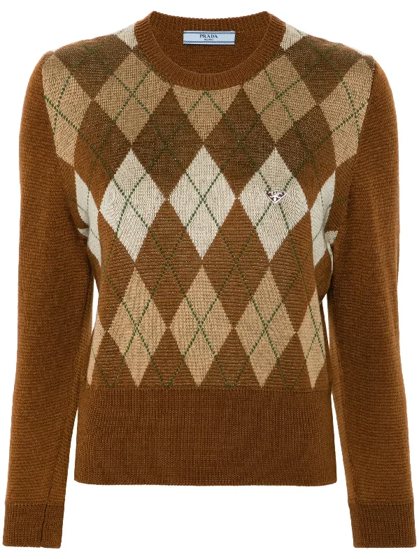 argyle-pattern sweater Houndstooth Herringbone Solid