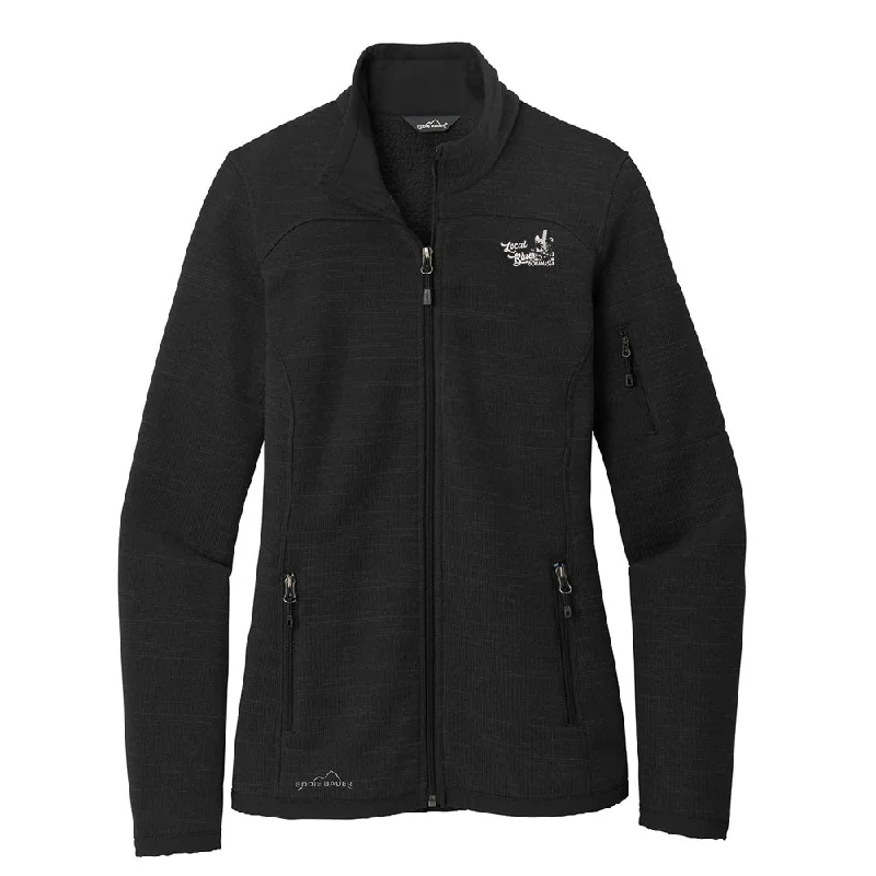 Local Blues Eddie Bauer Sweater Fleece Full-Zip (Women) Soft Cozy Warm