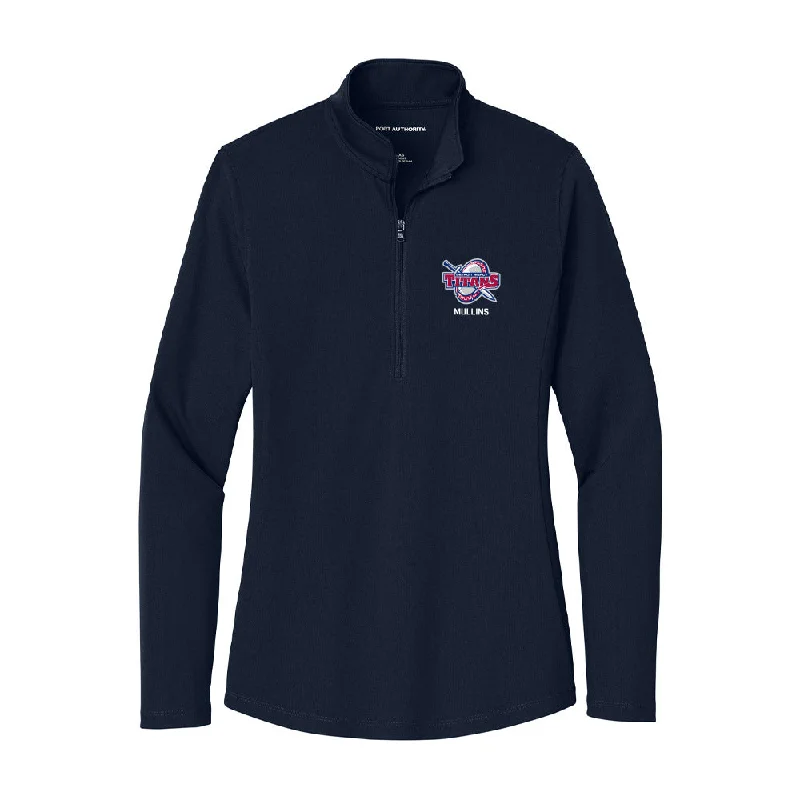 Detroit Mercy - NCAA Women's Track & Field : Lyla Mullins - Women's Lightweight Quarter Zip Jacket Plaid Jacket Tartan Jacket Houndstooth Jacket Detroit Mercy - NCAA Women's Track & Field : Lyla Mullins - Women's Lightweight Quarter Zip Jacket Plaid Jacket Tartan Jacket Houndstooth Jacket