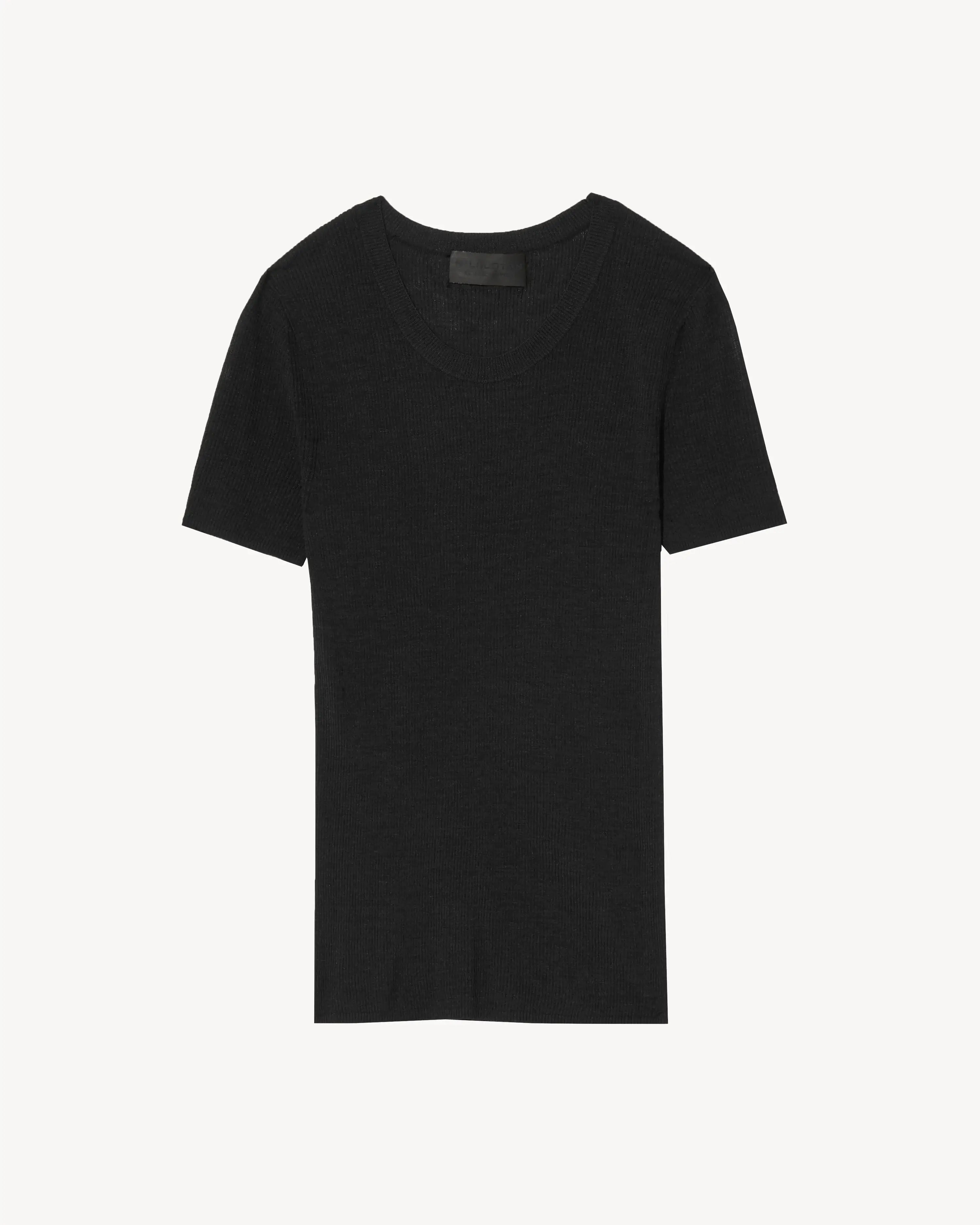 Araceli sweater in Black Transparent Opaque Sheer