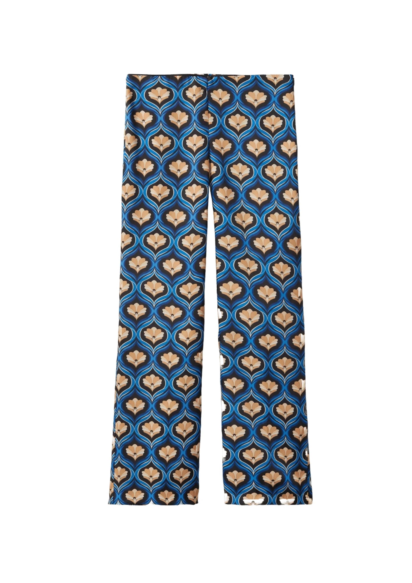 RETRO-PRINT TROUSERS Trousers Yoga Stretchy