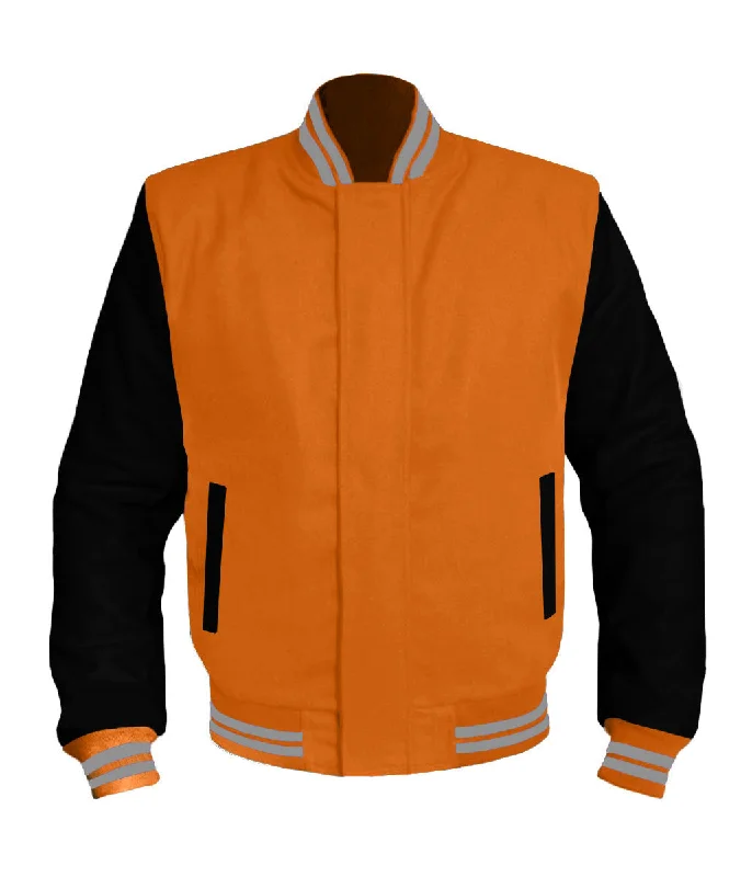Original American Varsity Black Leather Sleeve Letterman College Baseball Women Wool Jackets #BSL-GYSTR-BZ Satin Jacket Silk Jacket Chiffon Jacket Original American Varsity Black Leather Sleeve Letterman College Baseball Women Wool Jackets #BSL-GYSTR-BZ Satin Jacket Silk Jacket Chiffon Jacket