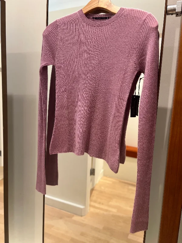 All thumbs cashmere sweater in rosewood Modern Contemporary Chic