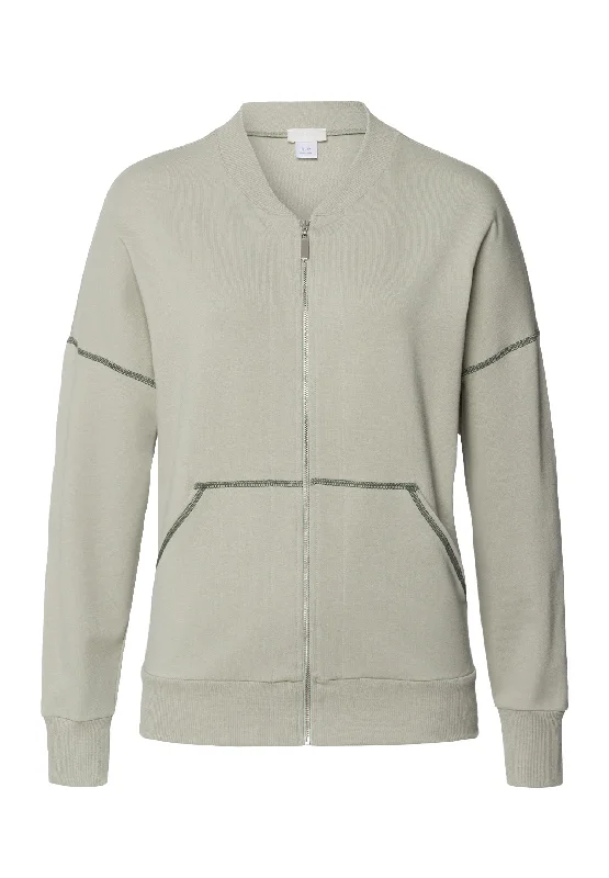 Natural Living Organic Cotton Zip-Up Jacket | Crystal Green 78431-2732 Front Pockets Side Pockets Patch Pockets Natural Living Organic Cotton Zip-Up Jacket | Crystal Green 78431-2732 Front Pockets Side Pockets Patch Pockets