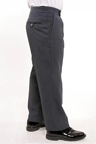 Vintage British Wool Gabardine Trousers Trousers Palazzo Wide Leg