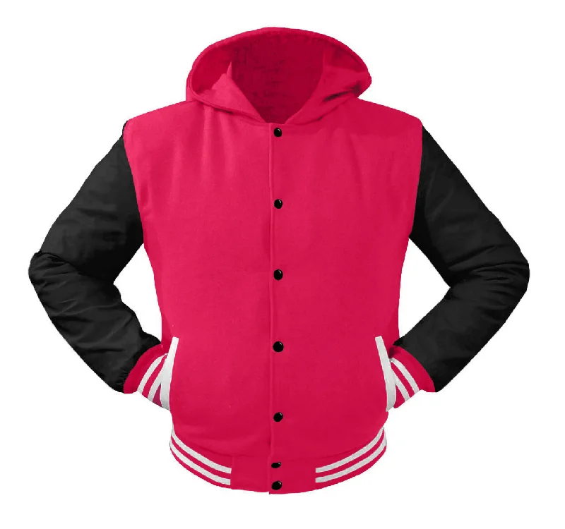 Superb Black Leather Sleeve Original American Varsity Letterman College Baseball Women Wool Hoodie Jackets #BSL-WSTR-BB-H Denim Jacket Leather Jacket Suede Jacket Superb Black Leather Sleeve Original American Varsity Letterman College Baseball Women Wool Hoodie Jackets #BSL-WSTR-BB-H Denim Jacket Leather Jacket Suede Jacket