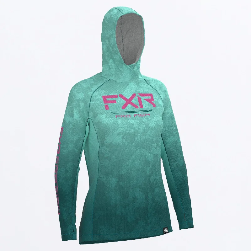 Women's Derby UPF Pullover Hoodie Tapered Sleeve Pullover
