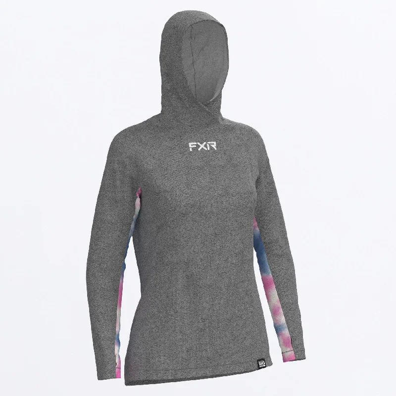 Grey Heather/Pink-Blue Dye