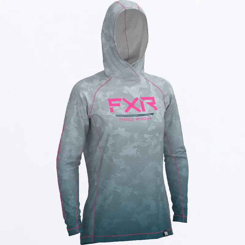 Women's Derby UPF Pullover Hoodie Three Quarter Sleeve