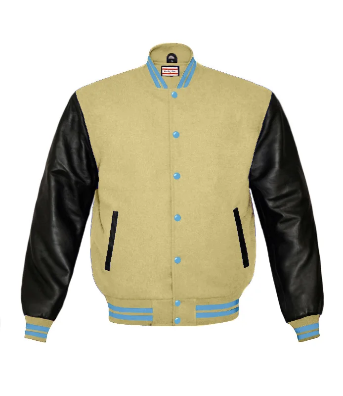 Original American Varsity Real Leather Letterman College Baseball Women Wool Jackets #BSL-LBLSTR-BLB Cotton Fabric Linen Fabric Terry Fabric Original American Varsity Real Leather Letterman College Baseball Women Wool Jackets #BSL-LBLSTR-BLB Cotton Fabric Linen Fabric Terry Fabric