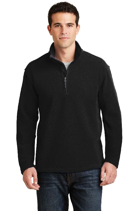 Port Authority Value Fleece 1/4-Zip Pullover. F218 Wrist Length Sleeve