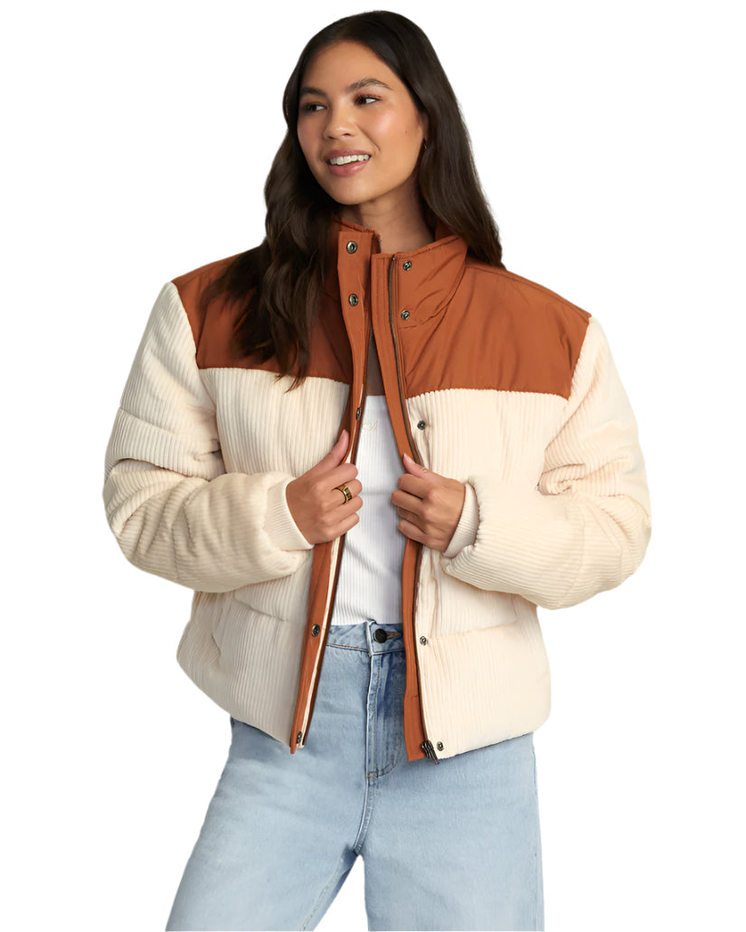 RVCA Eezeh Peaasy Puffer Jacket Mocha Bisque Cotton Jacket Linen Jacket Terry Jacket RVCA Eezeh Peaasy Puffer Jacket Mocha Bisque Cotton Jacket Linen Jacket Terry Jacket