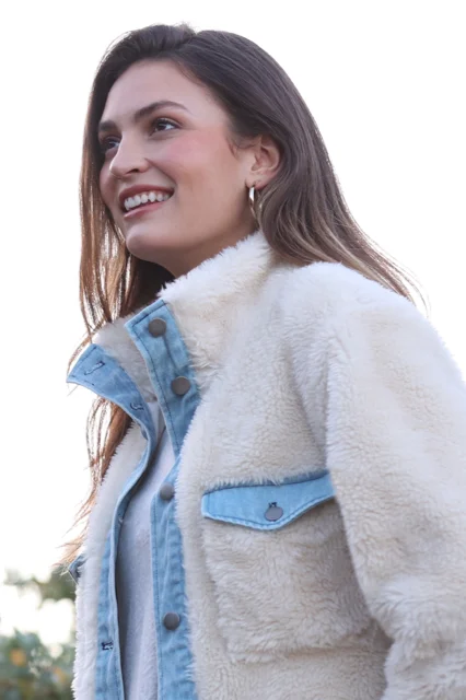 Scout Shearling Jacket [NDN-E1W64ECF41] Rayon Jacket Velvet Jacket Corduroy Jacket