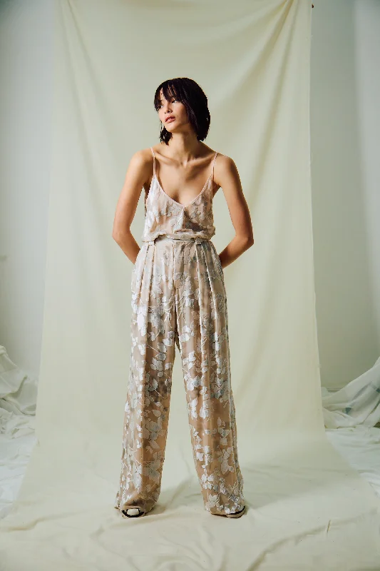 Wide Leg Trouser Trousers Evening Elegant