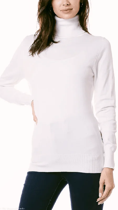 Clarissa Turtleneck Pullover Knit Sweater (4 Colorways) Solo Sleeve Pullover