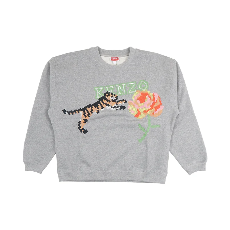 Kenzo Sweaters Silk Blend Satin Velvet
