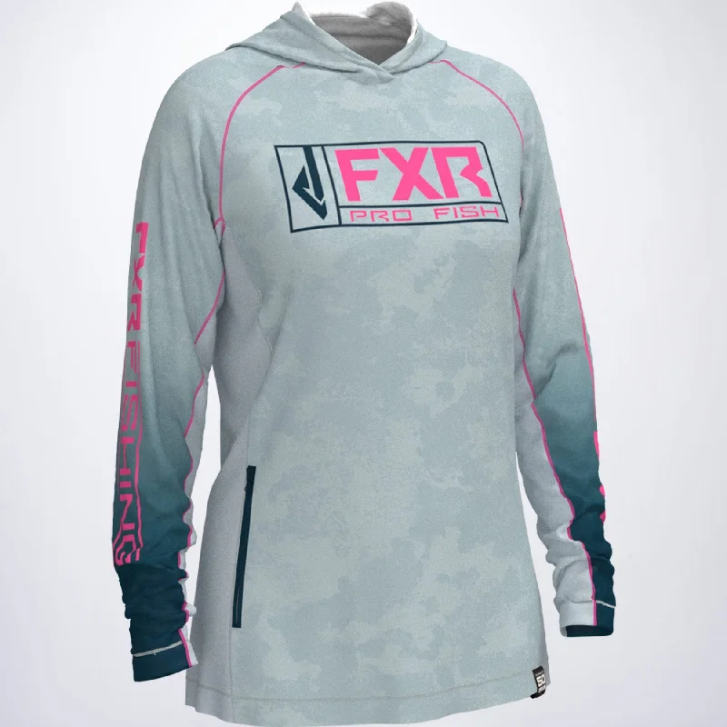 Women's Tournament UPF Pullover Hoodie Bardot Neck Top
