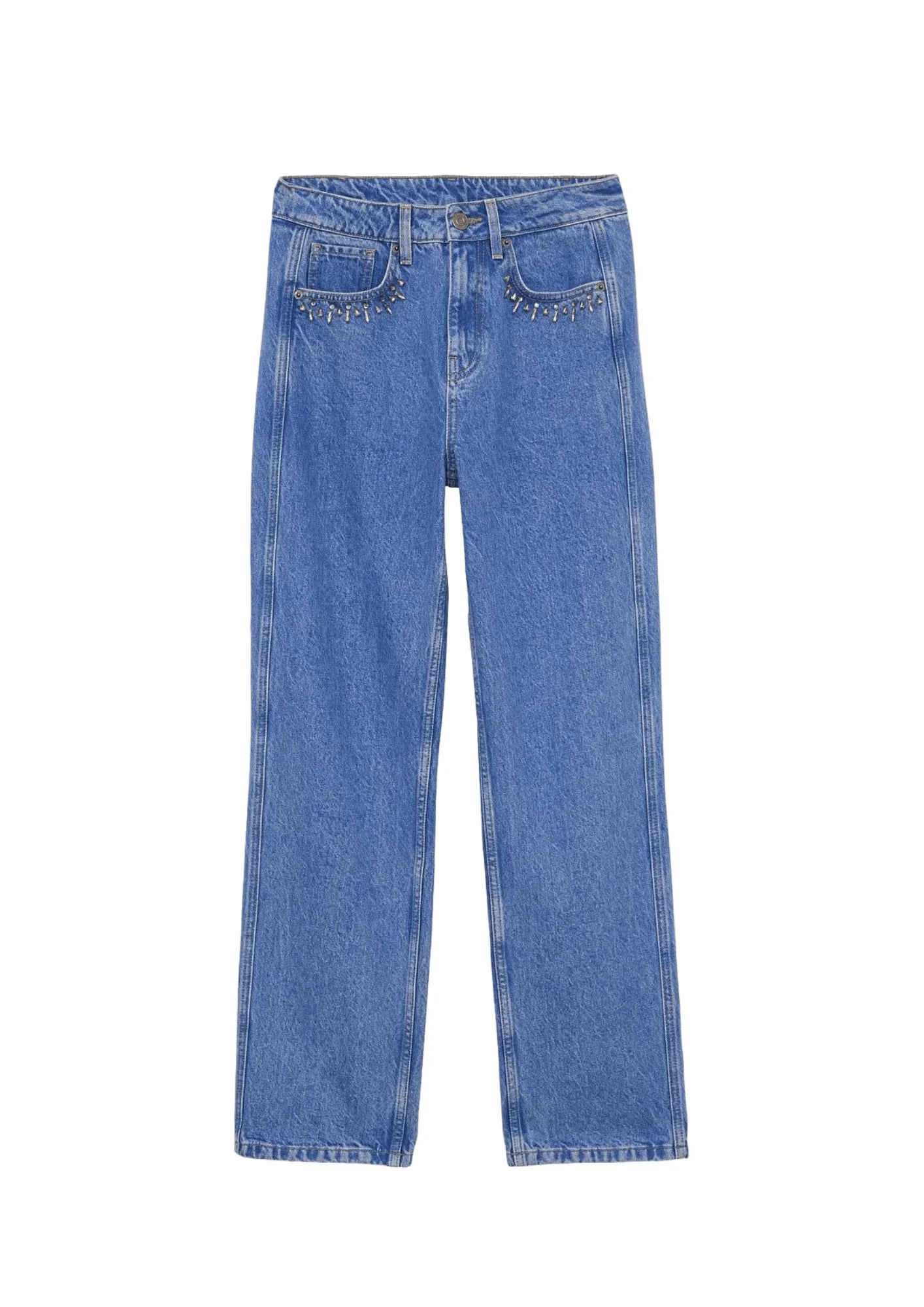 JULIO MOM FIT DENIM TROUSERS Trousers practical durable