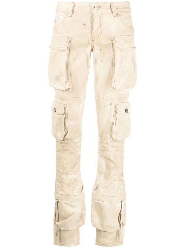 The Attico Trousers Beige Trousers practical durable
