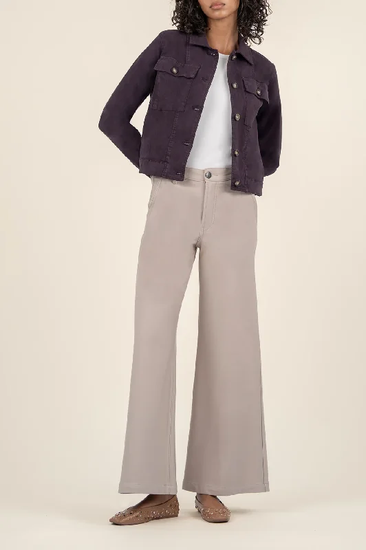 Josalyn Jacket [Eggplant-KJ58001] Faux Fur Jacket Real Fur Jacket Shearling Jacket