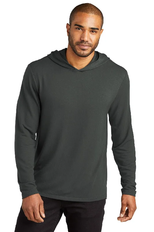 Port Authority Microterry Pullover Hoodie K826 Boat Neck Sweater