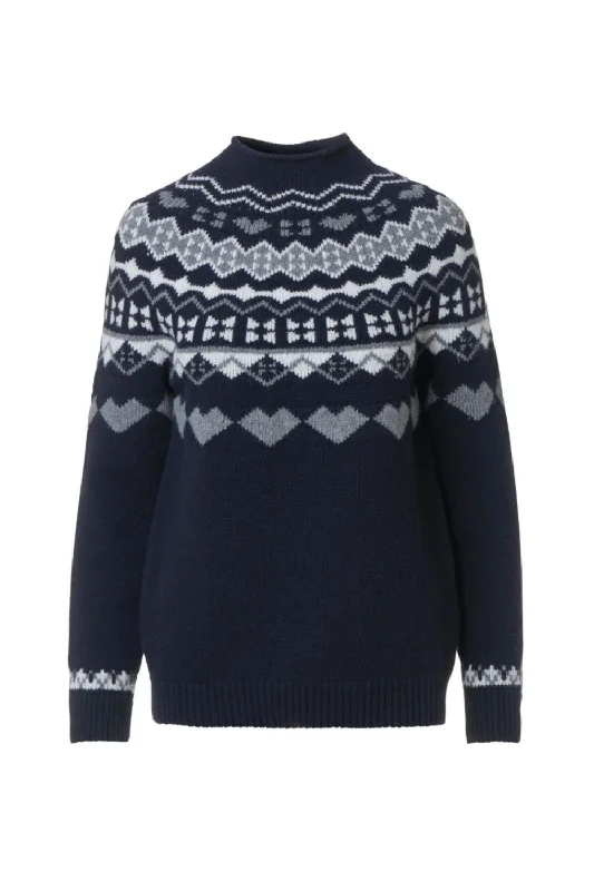 Coline II Sweater Cable Knit Ribbed Knit Lace Knit