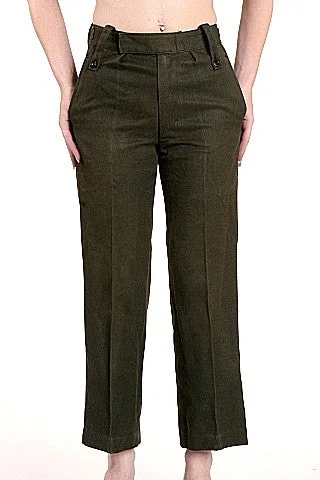Vintage British Worsted Wool Trousers Trousers Cargo Utility
