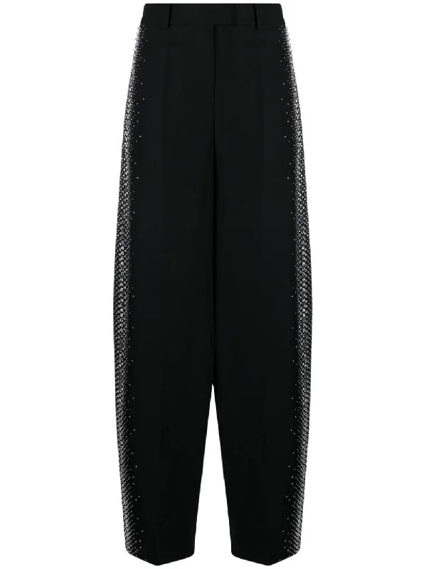 The Attico Trousers Black Trousers versatile functional