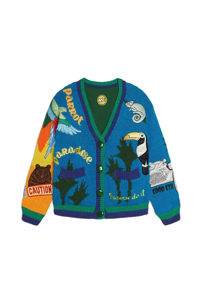 Zoo sweater Bright Pastel Dark