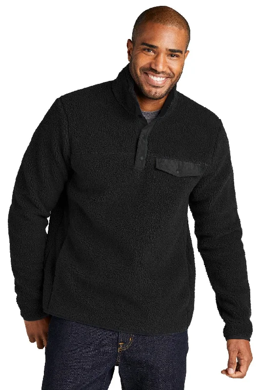 Port Authority Camp Fleece Snap Pullover F140 Cowl Neck Pullover