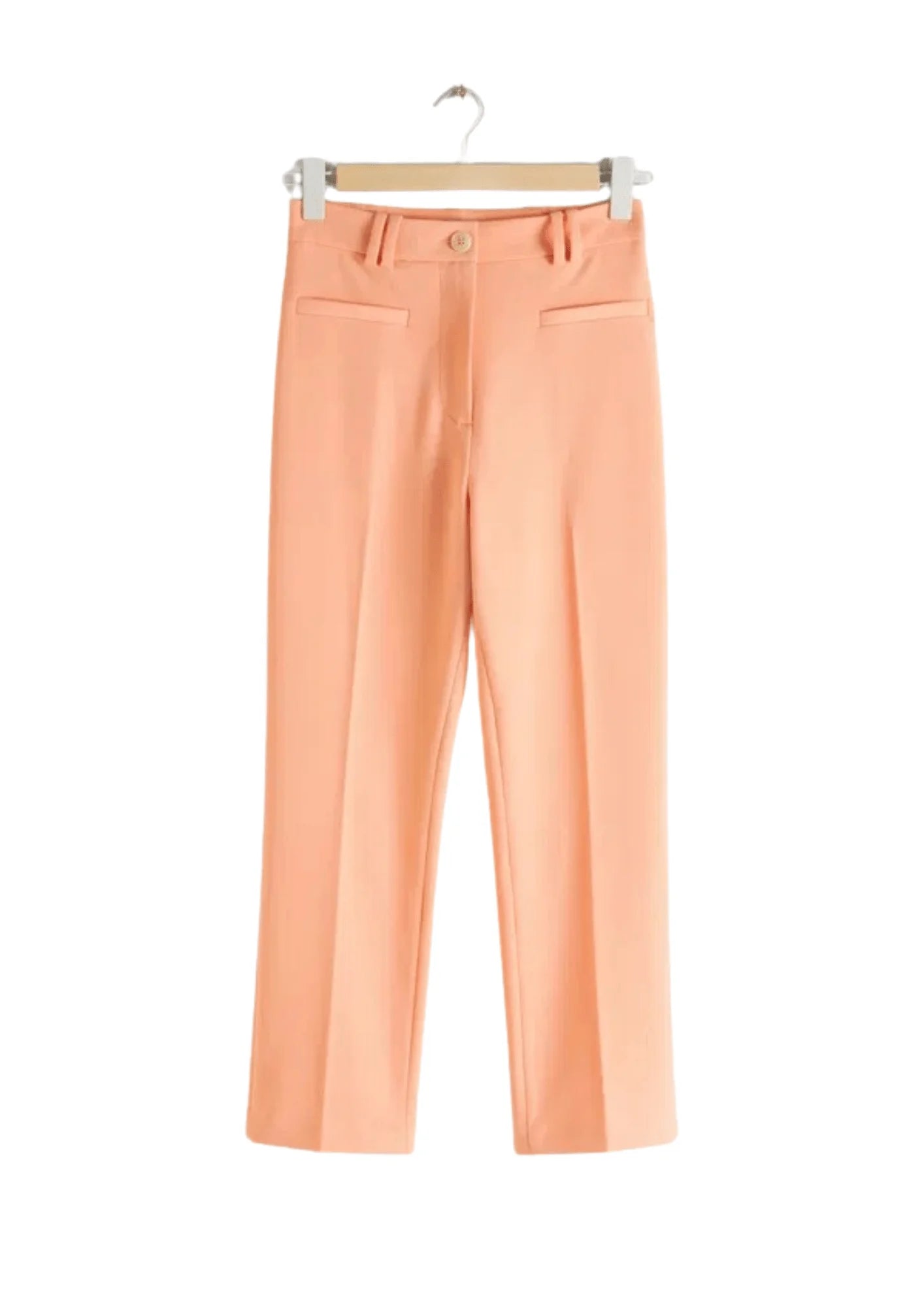 ORANGE TAILORED TROUSERS Trousers Print Floral