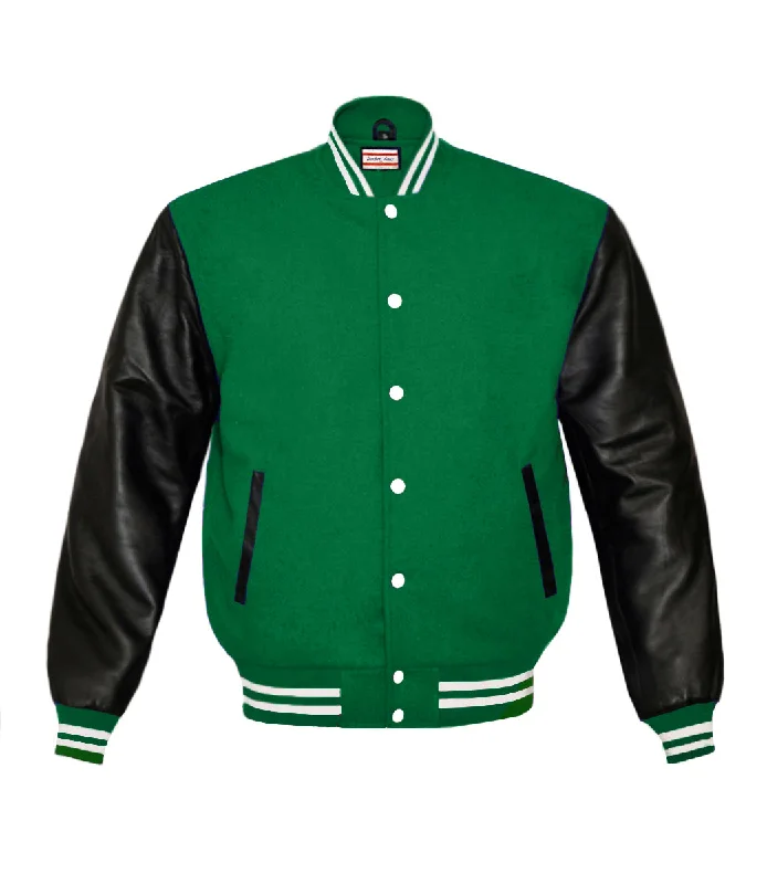 Superb Genuine Black Leather Sleeve Letterman College Varsity Women Wool Jackets #BSL-WSTR-WB Stand-Up Collar Roll-Neck Collar Turtle Neck Superb Genuine Black Leather Sleeve Letterman College Varsity Women Wool Jackets #BSL-WSTR-WB Stand-Up Collar Roll-Neck Collar Turtle Neck