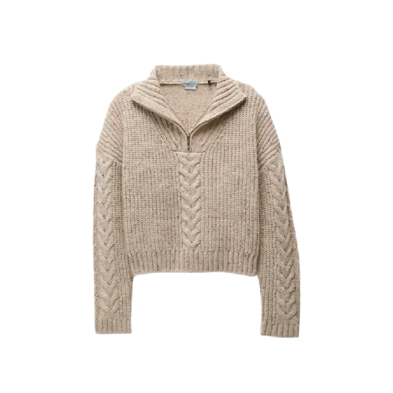 Prana Women's Laurel Creek Sweater Zippered Buttoned Snapped