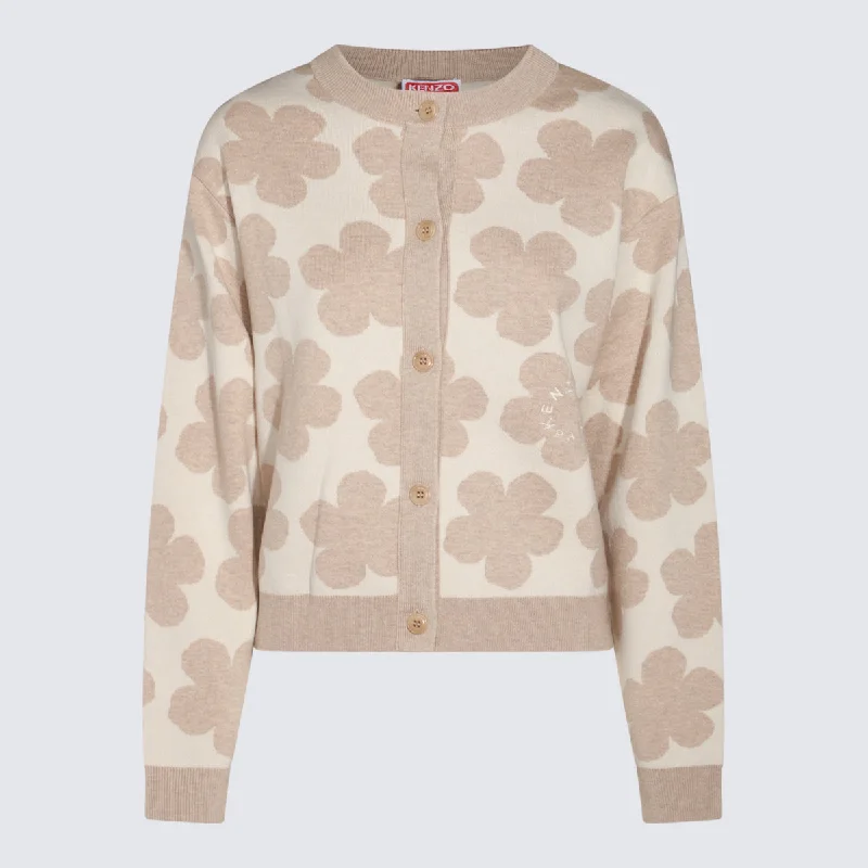 Kenzo Sweaters Beaded Sweater Sequined Faux Fur