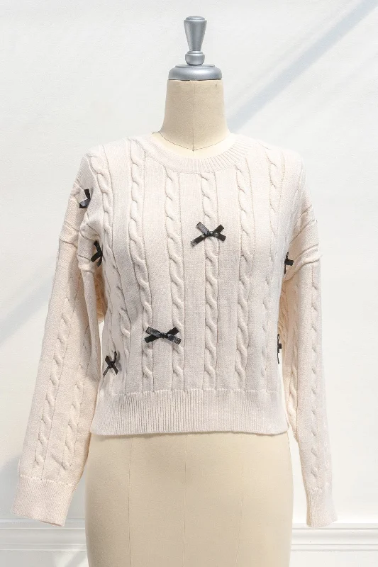 Harriet Cropped Sweater Sweater Knitwear Pullover