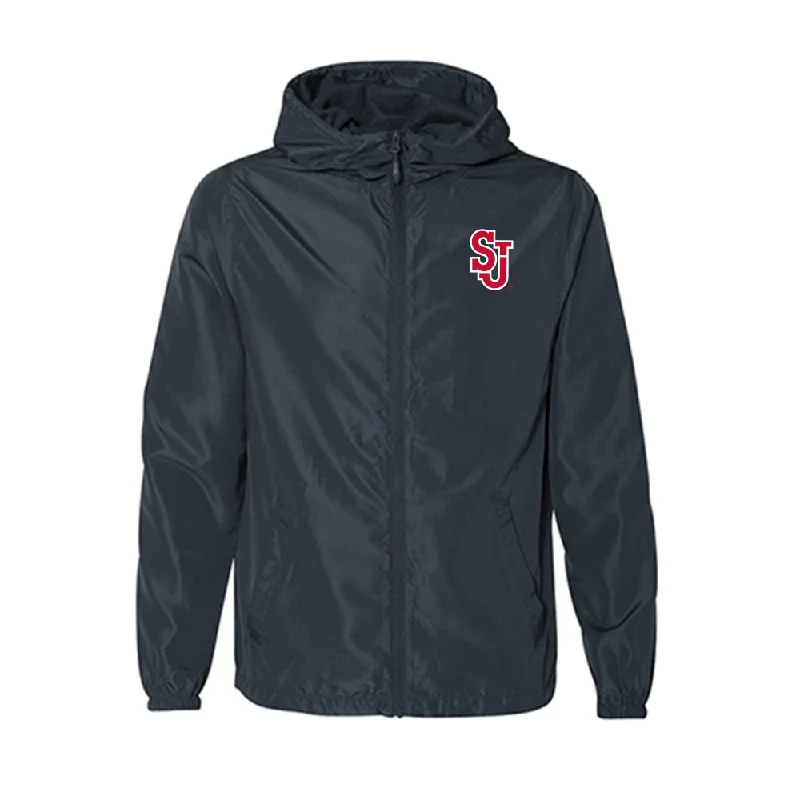 St. Johns - NCAA Women's Track & Field : Nia Holden - Windbreaker Jacket Rayon Fabric Velvet Fabric Corduroy Fabric