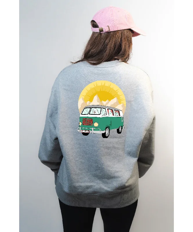 Organic Sweater Oversized -  vanlife Slim Fit Regular Fit Oversized
