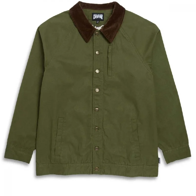 Creature Jacket Hunter Chore Coat - Forest Green One-Shoulder Jacket Off-the-Shoulder Jacket Asymmetrical Jacket Creature Jacket Hunter Chore Coat - Forest Green One-Shoulder Jacket Off-the-Shoulder Jacket Asymmetrical Jacket