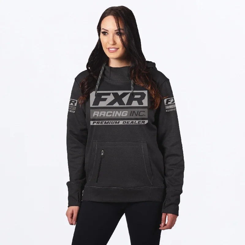 Women's Race Division Tech Pullover Hoodie Bateau Neck Pullover