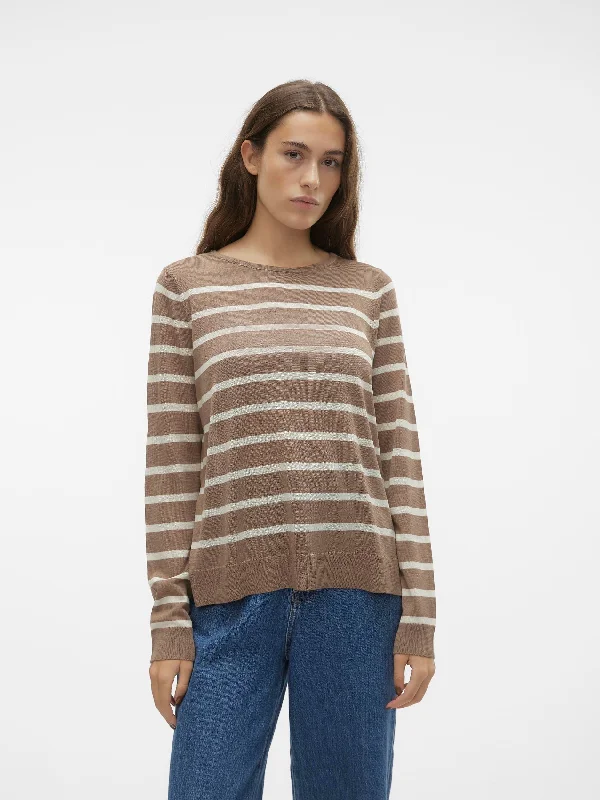 VMNOVA LS O-NECK PULLOVER GA NOOS Puff Sleeve Stylish