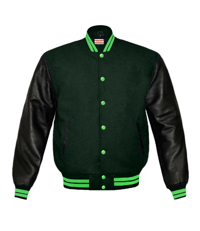 Original American Varsity Black Leather Sleeve Letterman College Baseball Women Wool Jackets #BSL-GRSTR-GRB A-Line Jacket Boat Neck Shawl Collar Original American Varsity Black Leather Sleeve Letterman College Baseball Women Wool Jackets #BSL-GRSTR-GRB A-Line Jacket Boat Neck Shawl Collar