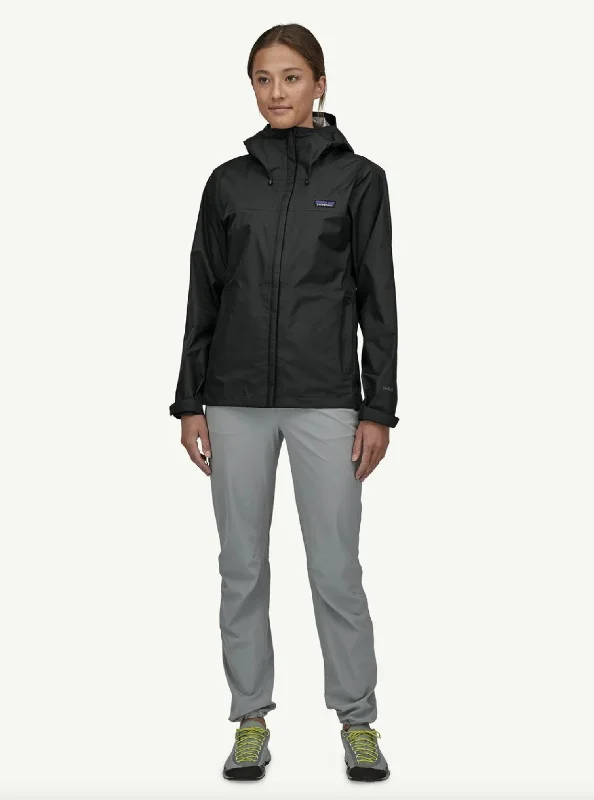 Patagonia Womens 3L Torrentshell Jacket Front Pockets Side Pockets Patch Pockets