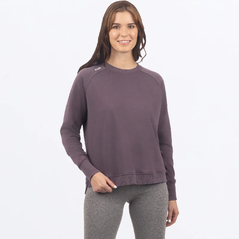 Women's Side Star Crewneck Pullover Sweater Short Sleeve Top