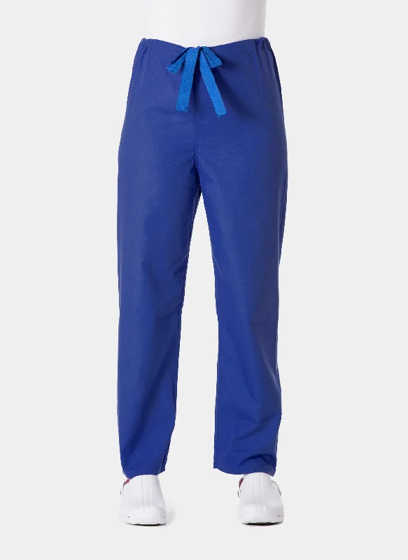 Budget Scrub Trousers - Cornflower/Royal Trousers High Rise Slim Fit